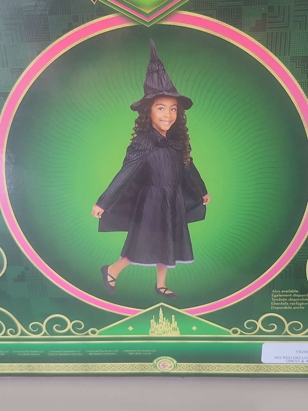 Deluxe Elphaba Dress And Accessories Wicked For Good Witch Costume